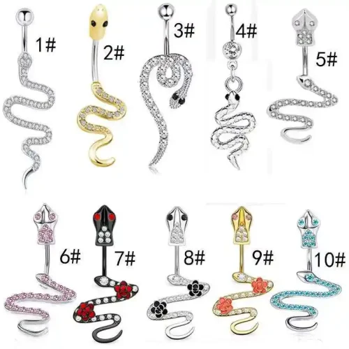 Romantic Navel Piercing Ring – Belly Button Jewelry BD